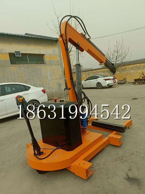 褒忠乡自卸车厢随车吊 自制轮式四不像起重机 四驱平板吊 5吨 贵盛